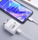 شارژر سامسونگ مدل EP-T2510 25W سه پین همراه کابل اصل ساخت ویتنام + ۶ ماه گارانتی + تبدیل 3 به 2 هدیه