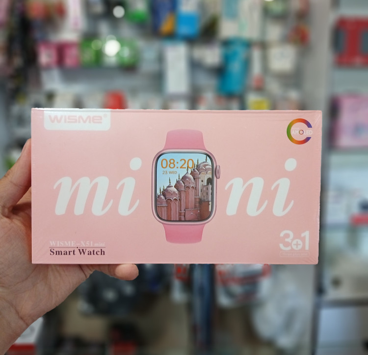ساعت هوشمند ویسمی مدل Wisme-X51 Mini با نمایشگر AMOLED و ضد آب IP68