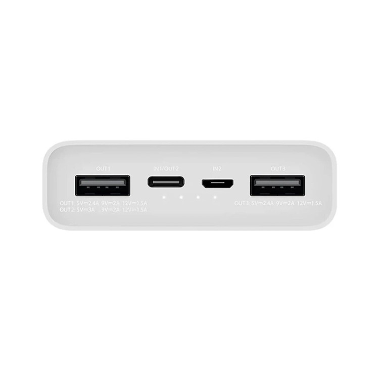پاوربانک شیائومی مدل MI PLM18ZM ظرفیت 20000 میلی آمپر ساعت اصل گارانتی شرکتی