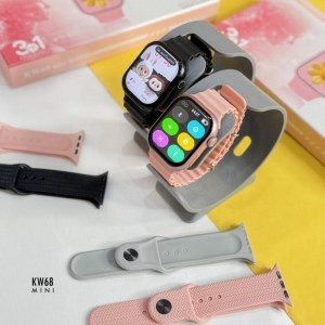 ساعت هوشمند دخترانه مدل KW68 mini با سه بند